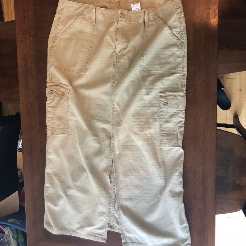 Levi stratuss long jean skirt